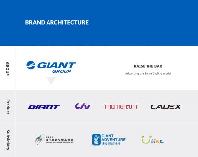 Giant Group's new brand architecture.