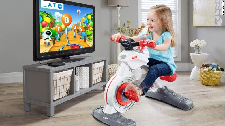 Fisher Price shows connected exercise bike for toddlers at CES