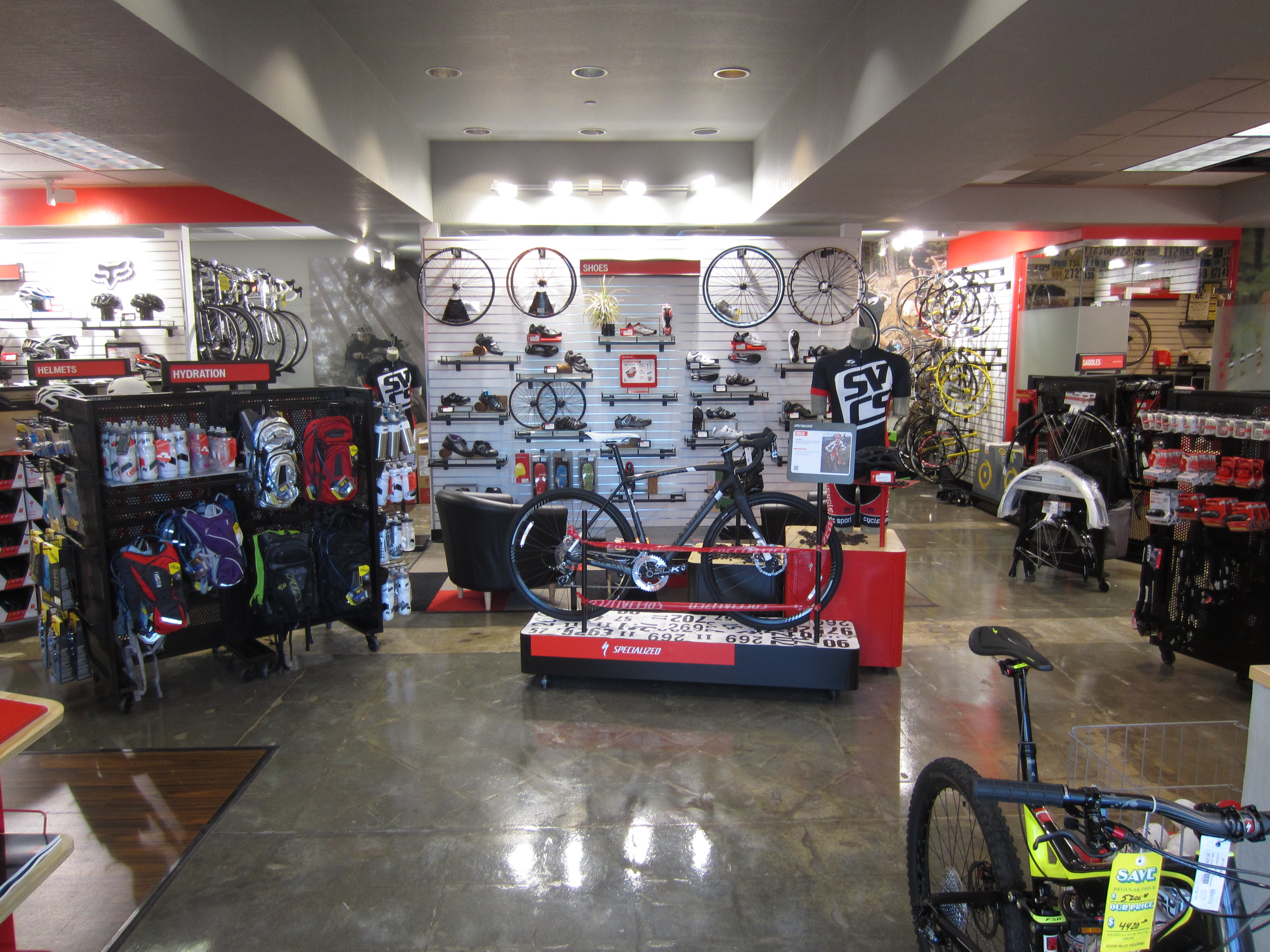 specialized shops