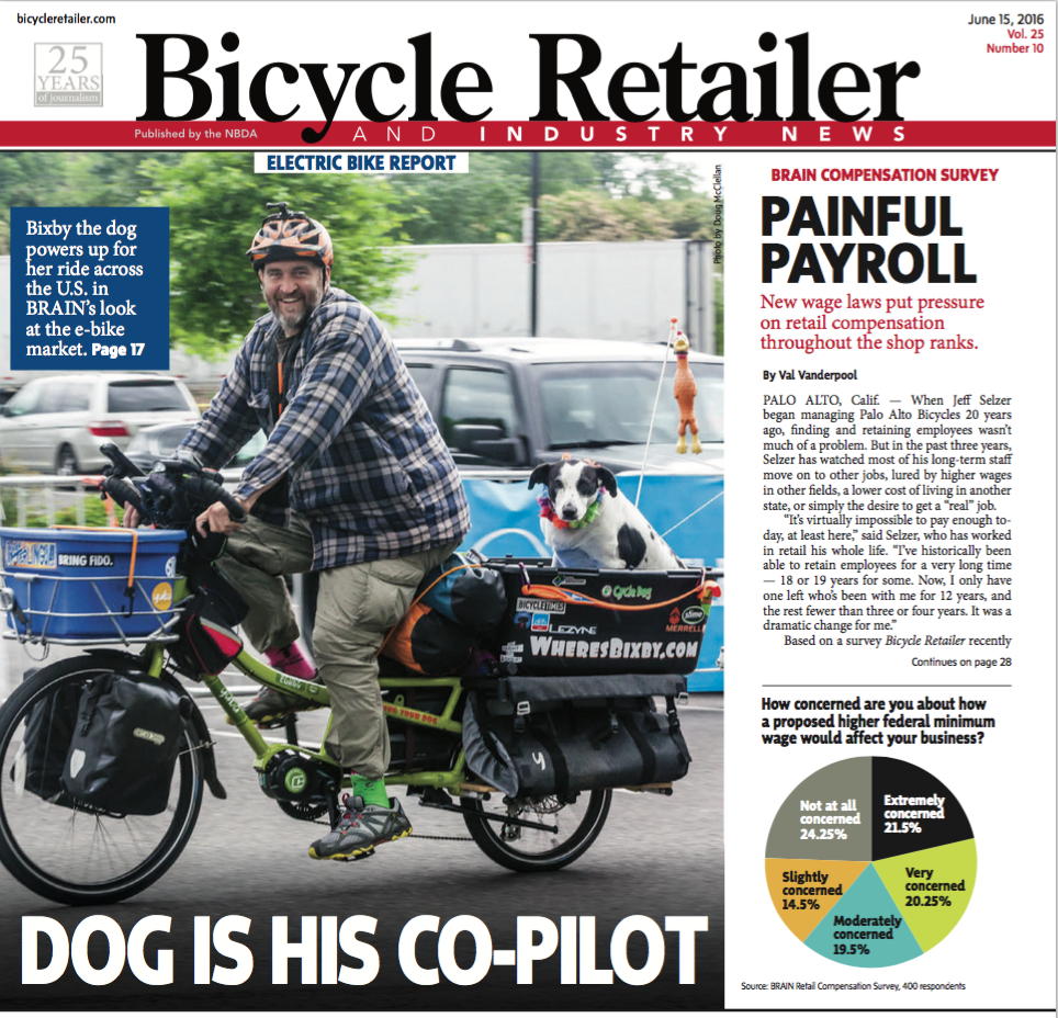 New Bicycle Retailer issue features e-bike report and a look at bike ... - Screen%20Shot%202016 06 15%20at%207.13.46%20AM