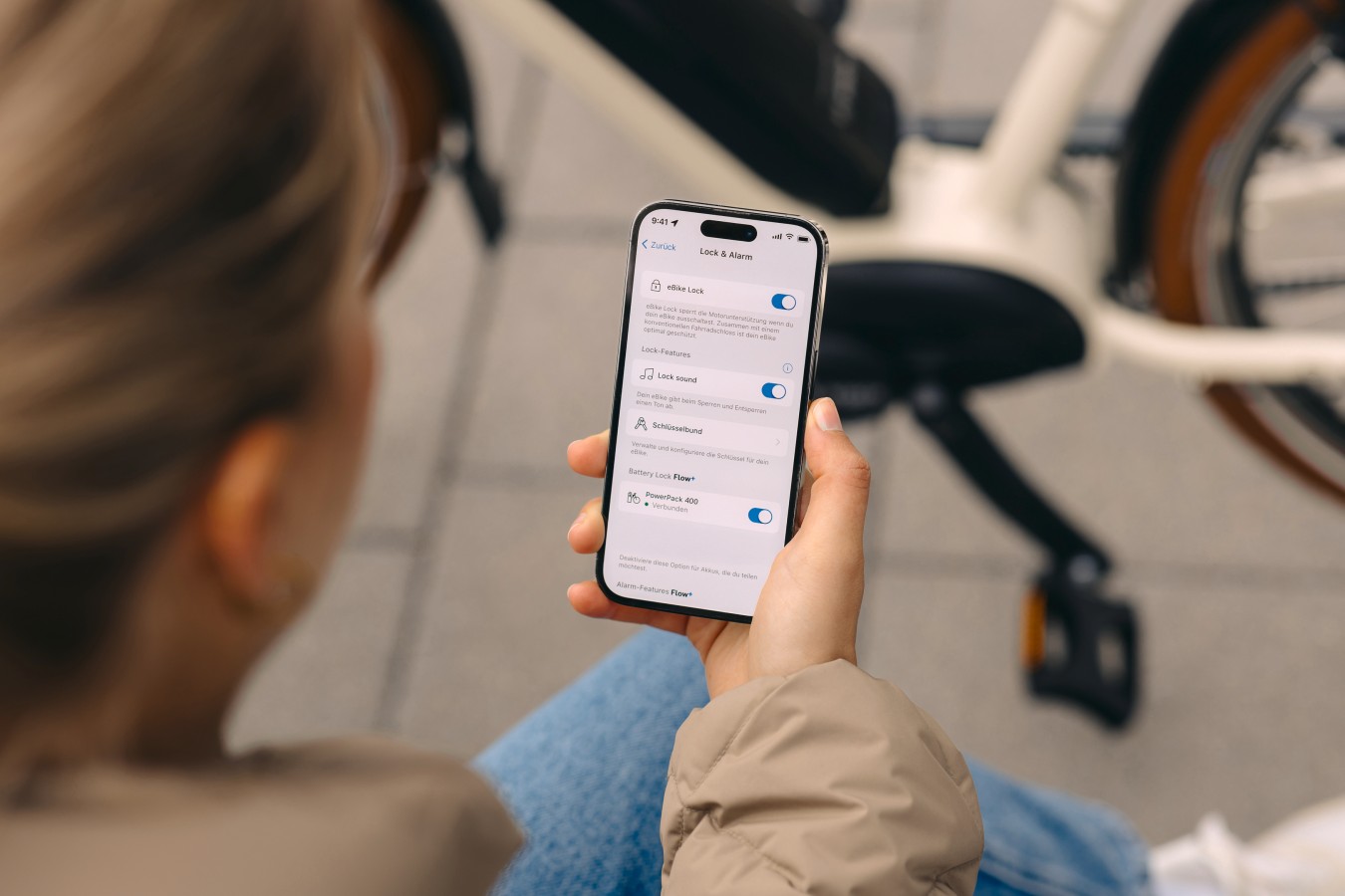 Bosch's new e-bike battery lock is app-based.
