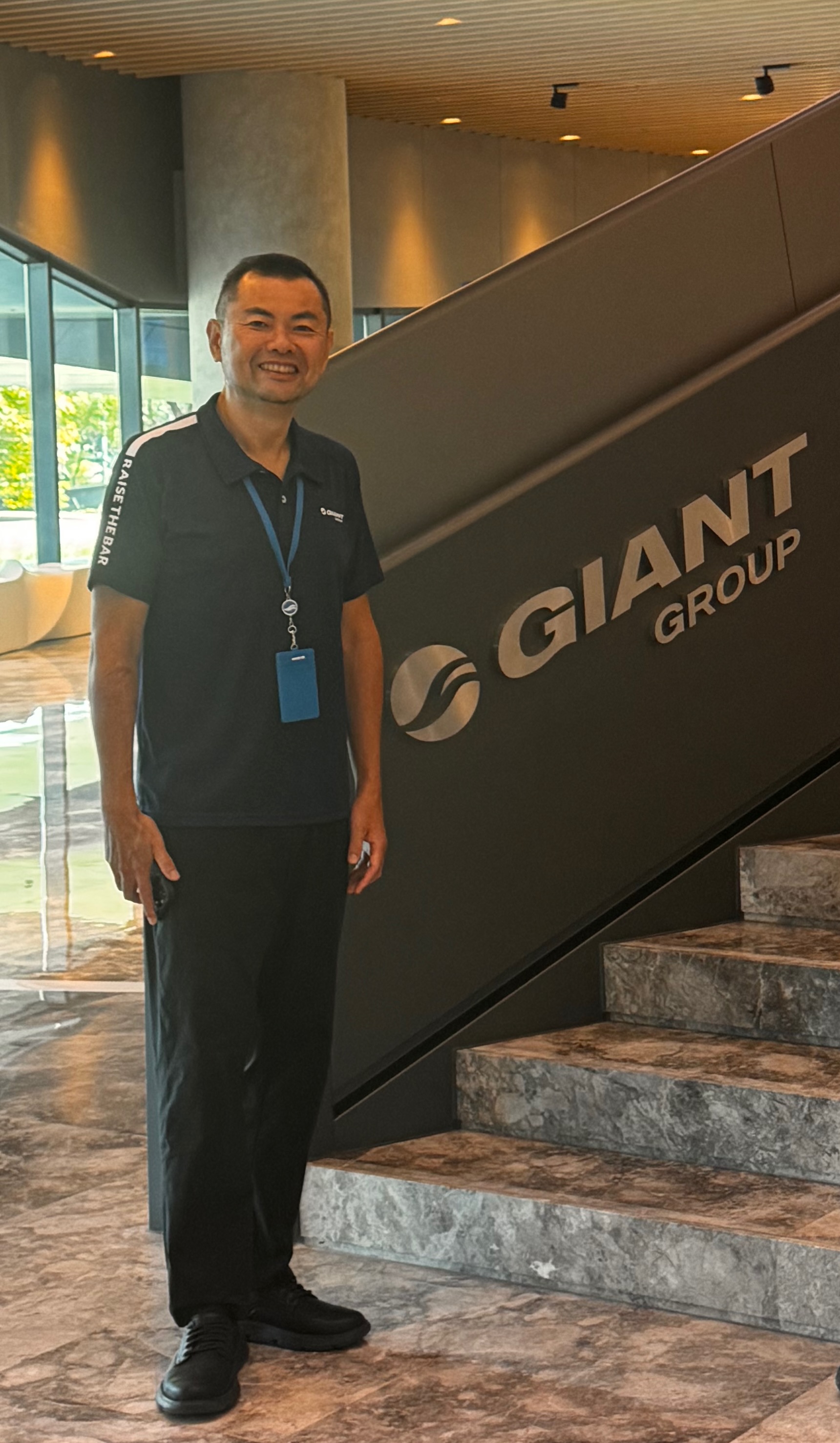 Giant spokesman Ken Li at the company's headquarters. Photo: Steve Frothingham Giant spokesman Ken Li at the company's headquarters. Photo: Steve Frothingham