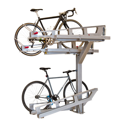 Dero offers updated Decker two-tier bike parking system and fat bike ...