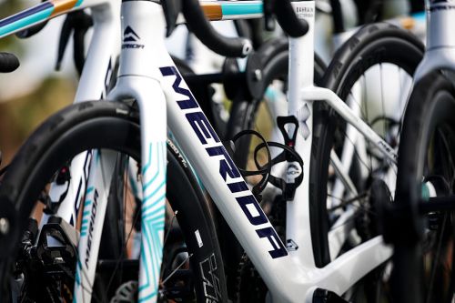 Merida team bikes at the Volta Ciclista a Catalunya 2025. Getty photo. 