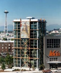 REI's flagship Seattle location.