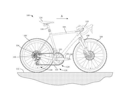 SRAM had 39 patent applications published last year, including one for a linkage suspension fork.