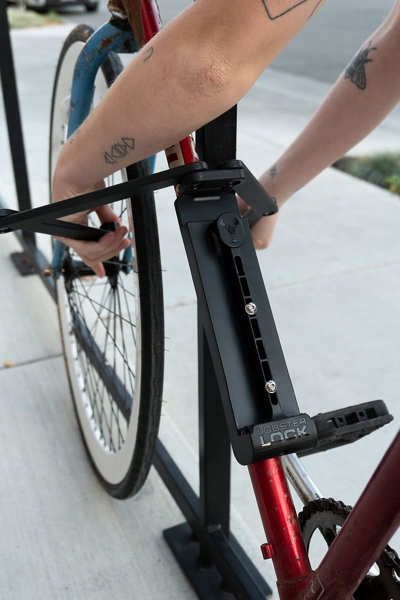 folding bicycle lock