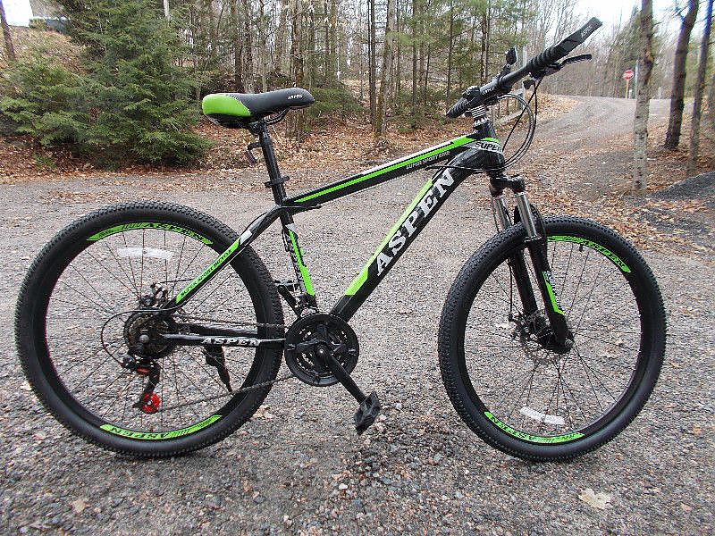 shimano equipped mountain bike