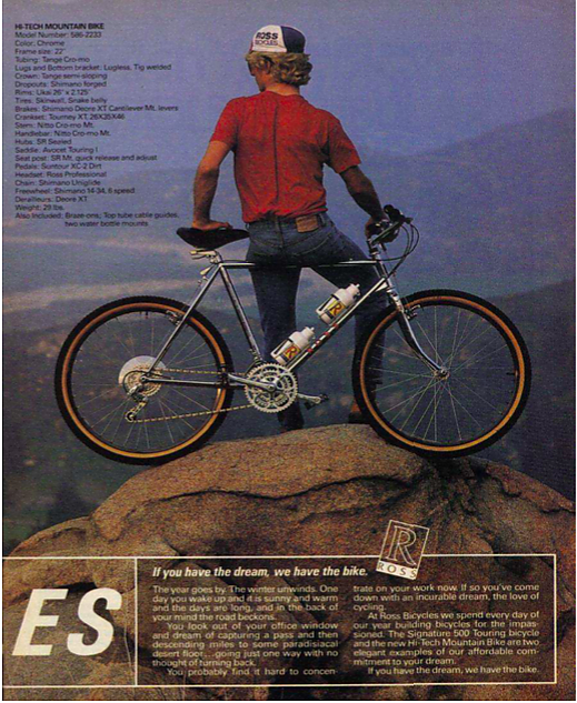 vintage ross mountain bike