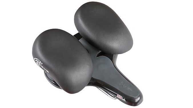 The 600 Active saddle for upright bikes.