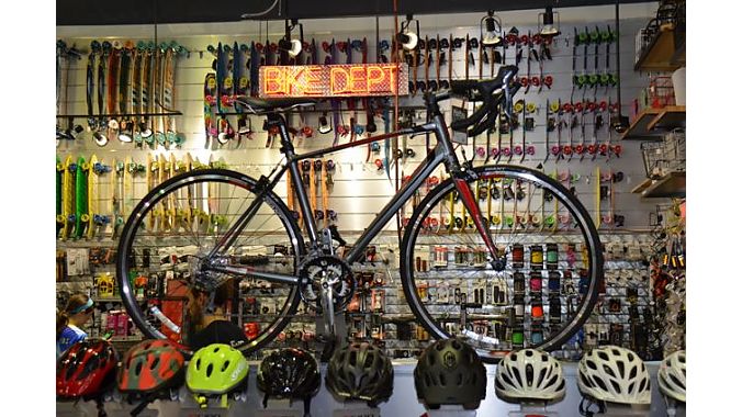 Fritz's has experimented with high-end bikes from Seven and Santa Cruz, but most bike sales now are well under $1,000. 