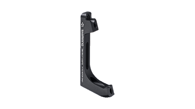 The SM-MA-F140P/D adapter allows use of non-Flat Mount calipers on frames and forks built for Flat Mount.