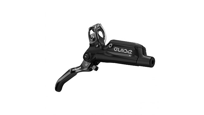 The Guide R lever in black. 