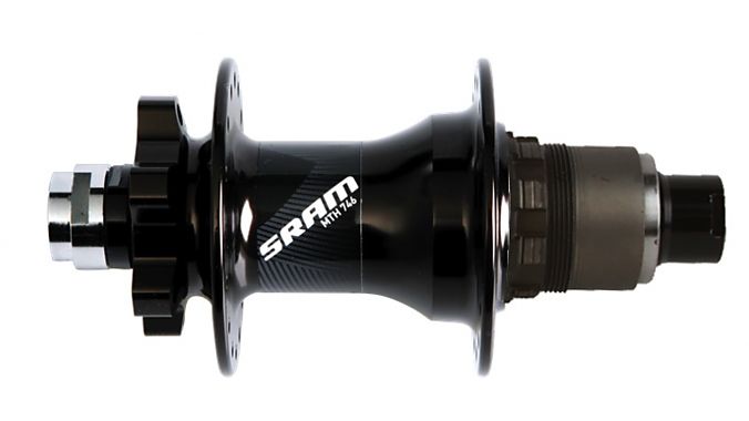 Each flange on a Boost rear hub is 3mm farther from center.