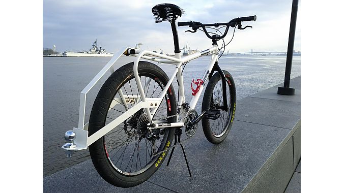 The Da-Trail bike with optional Da-Hitch