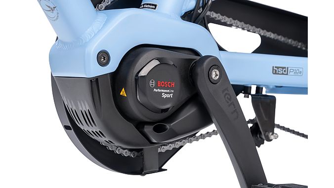 The P10e Sport model with its Class 3 Bosch Performance Sport motor. The P10e Sport model with its Class 3 Bosch Performance Sport motor.