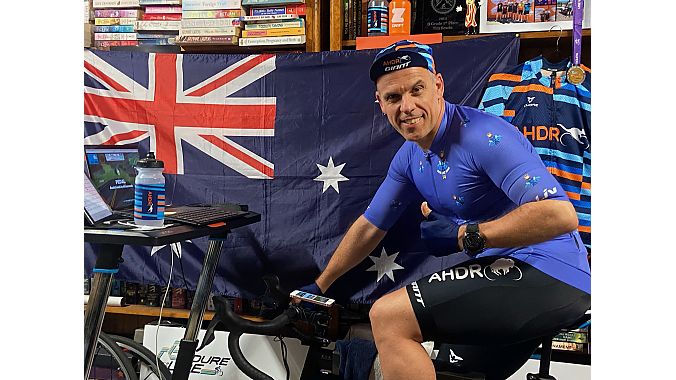 Australian Tim Searle, founder of AHDR, which is one of the biggest weekly ride series on Zwift, will lead several virtual group rides along with various ride leaders from the AHDR community. 
