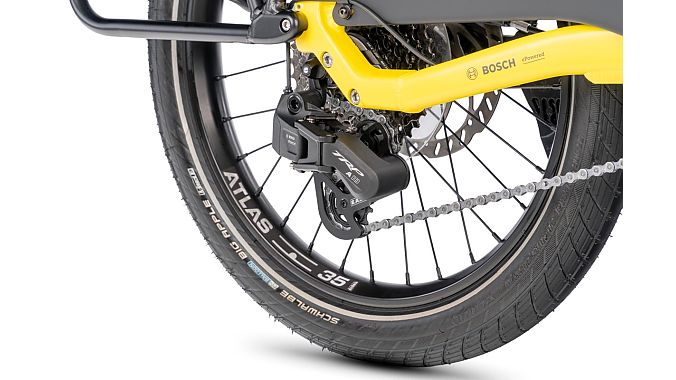 The TRP E.A.S.I. A10 drivetrain. The TRP E.A.S.I. A10 drivetrain.