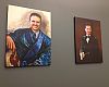 These portraits of Crankbrothers founders Carl Winefordner (left) and Frank Hermansen mysteriously appeared in the company conference room without either’s knowledge on the first day of last week’s media product launch.