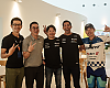 Marcel Yang (2nd from left) is Acting Chief Commercial Officer at Giant. He is part of a new generation of leaders at Taiwanese bike companies. It was great to talk shop with him and and meet the folks from the Asia-Union TCS Racing Team.