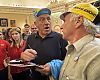 Greg LeMond and Larry Black at the July 8 expo in Washington. Photo courtesy of Larry Black