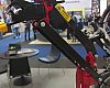 With all the e-bikes on display at Eurobike, vendors are also showing repair stands for the hefty bikes. This Minoura W150 is one of the simpler designs.