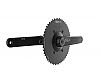 A rendering of the QO Race road crankset. 