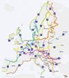 The EuroVelo network
