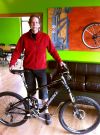 Doug Detwiller with a new Giant bike