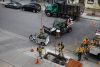 Madison city workers make use of an e-cargo bike in the pilot.