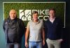 From left, Carsten Büttner (BIKE&CO), Nick Becker (DiBike), Georg Wagner (BIKE&CO).