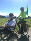 The Sequim Wheelers program uses the Van Raam OPair wheelchair bike. 